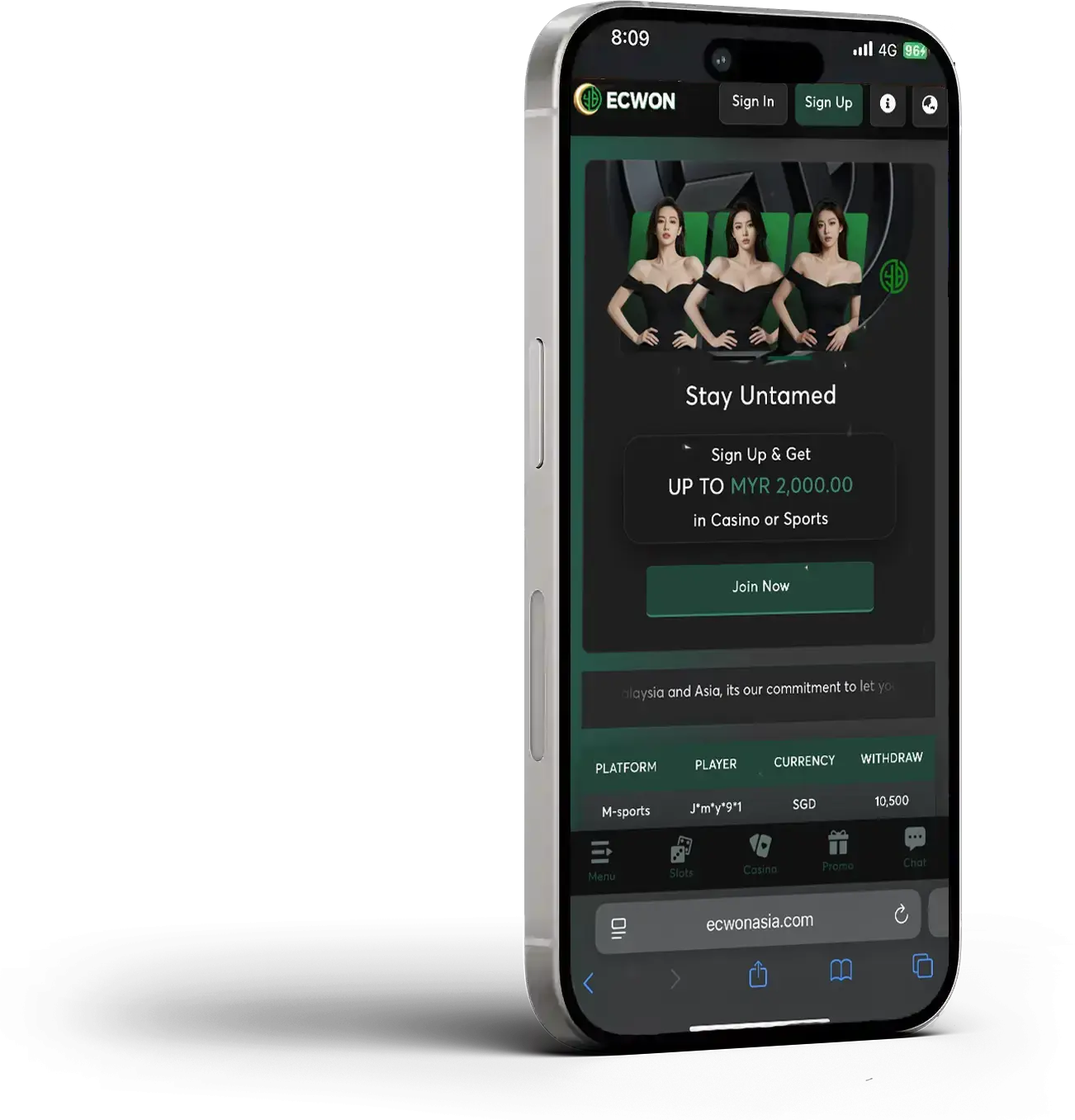ECWON Mobile App - Gaming di Tangan Anda